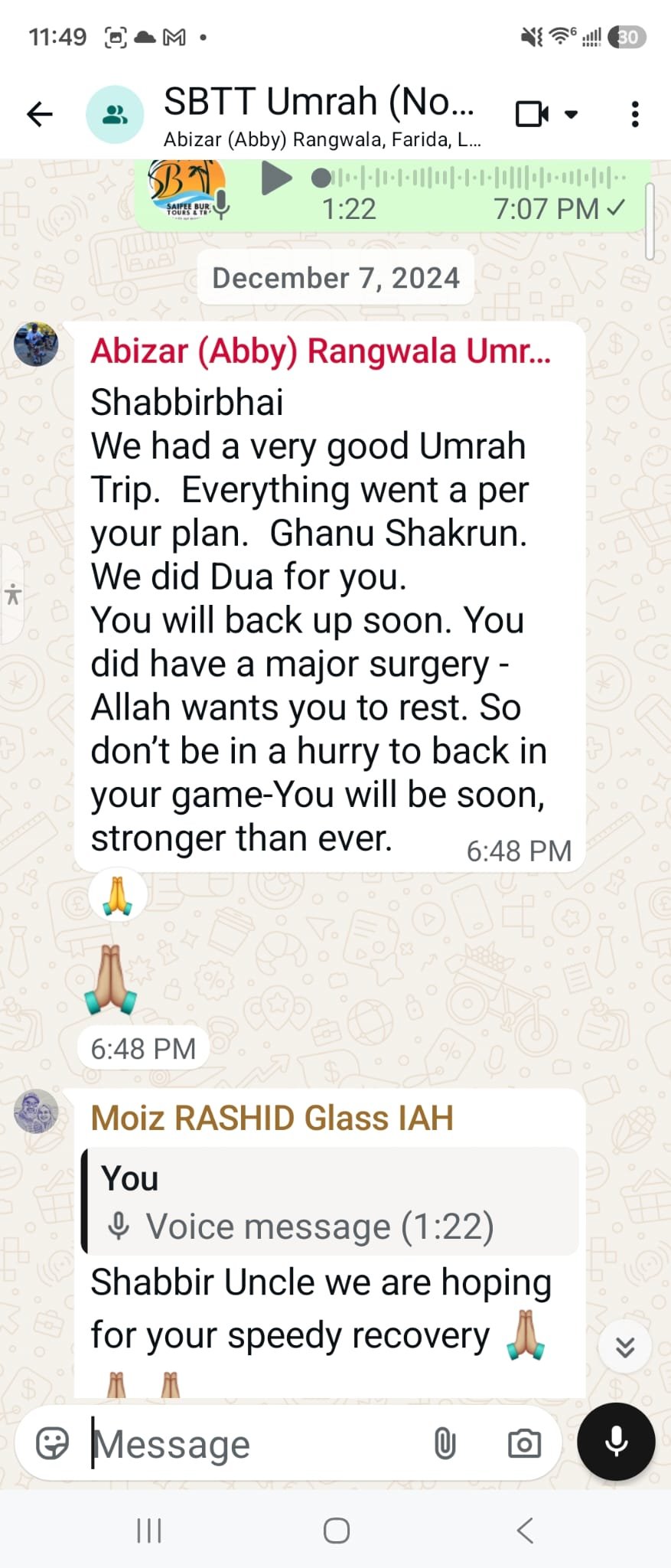 Abizar Rangwala Umrah review