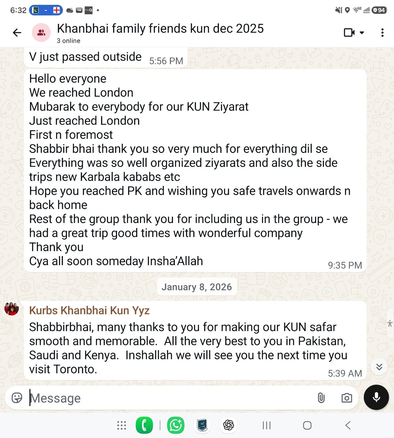Khanbhai family review page 1